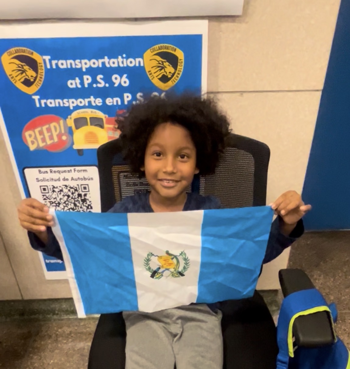 Students in the PS 96 Dual Language program