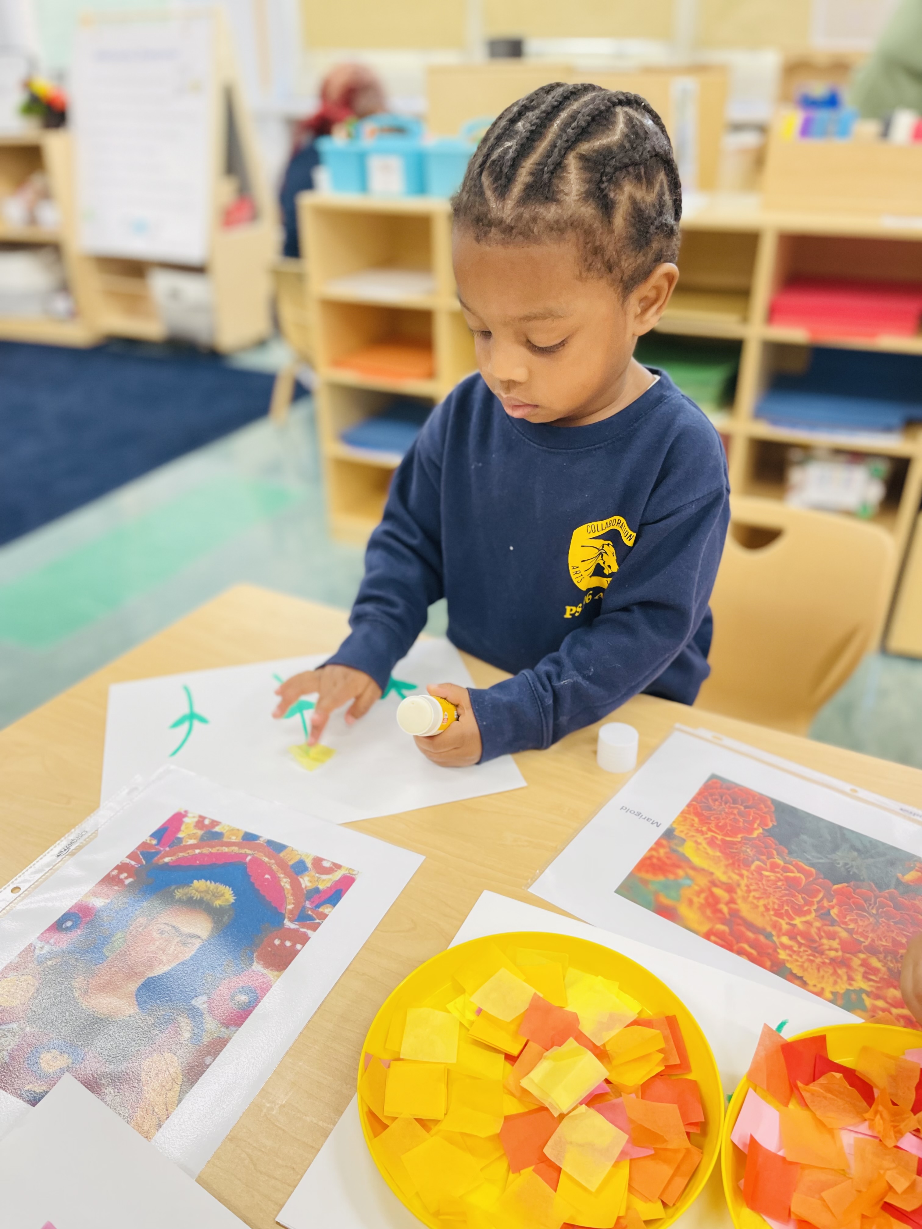 Students in the PS 96 Dual Language program